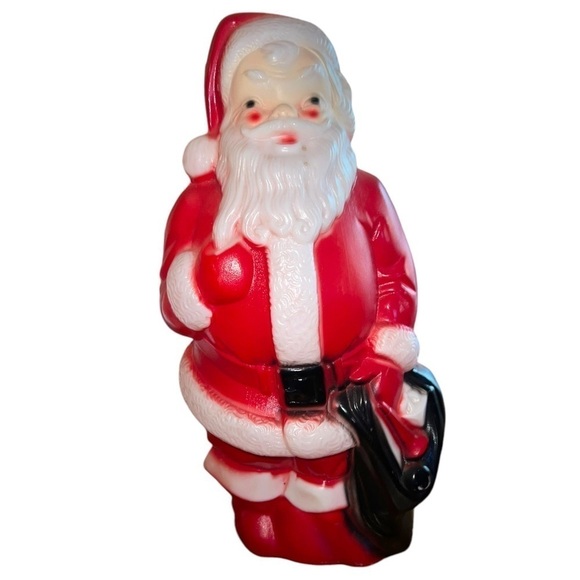 Vintage Empire Plastic Corp. Santa Claus - 1968 Blow Mold 13" - Picture 3 of 13